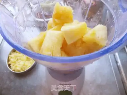 Make Pineapple popsicle step 4