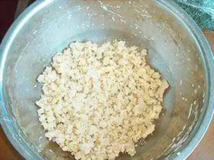 Make Soufflé almond bread step 1