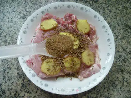 Make A hog chop step 6