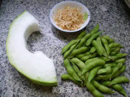 Make Shrimp-skin bean soup step 0