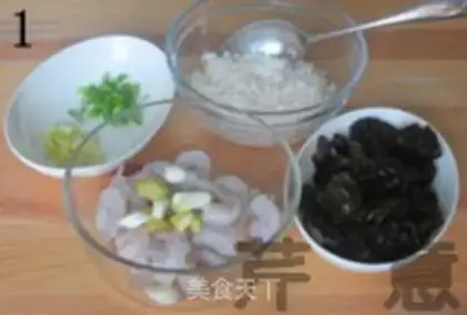Make Woody shrimp congee step 0