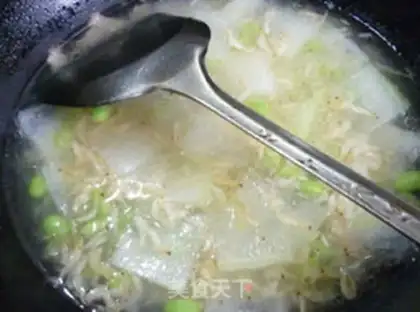 Make Shrimp-skin bean soup step 10