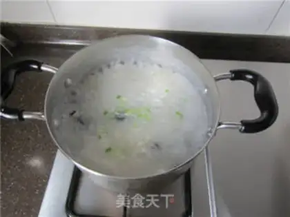 Make Woody shrimp congee step 7