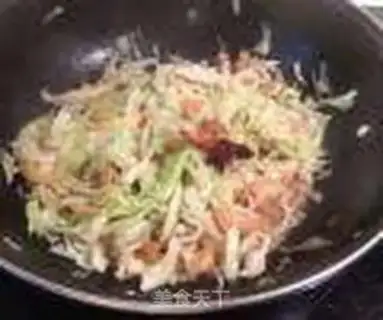 Make Gold hook cabbage step 3