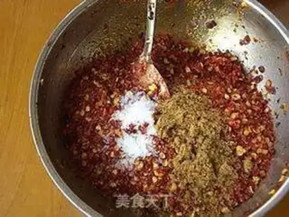 Make Pepper oil step 3