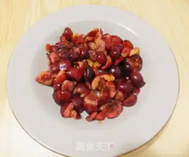 Make Cherry fruit and smoothie step 1