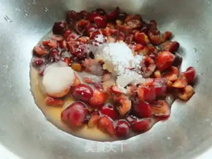 Make Cherry fruit and smoothie step 2