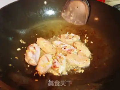 Make Garlic chicken wings step 4