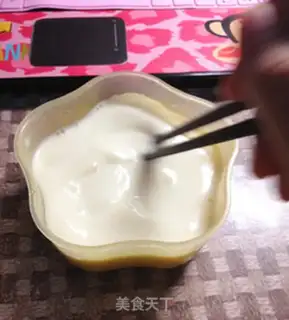 Make walnut milk and eggs step 4
