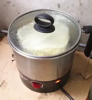 Make walnut milk and eggs step 6