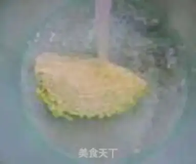Make Peanut rice and cabbage step 1