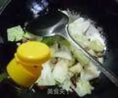 Make Peanut rice and cabbage step 6