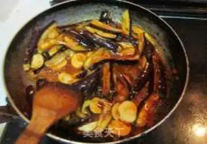 Make Bean petal eggplant step 6