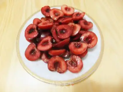 Make Peach smoothie step 1