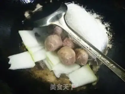 Make Porkball fan soup step 4