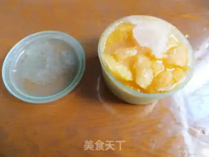 Make Peach smoothie step 4