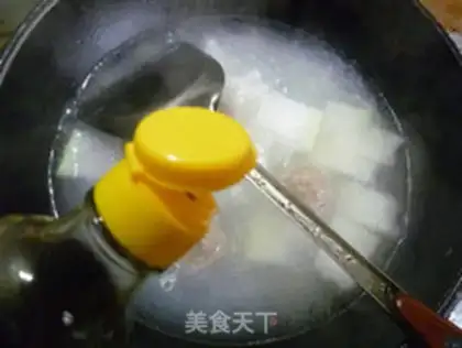 Make Porkball fan soup step 6