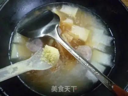 Make Porkball fan soup step 8