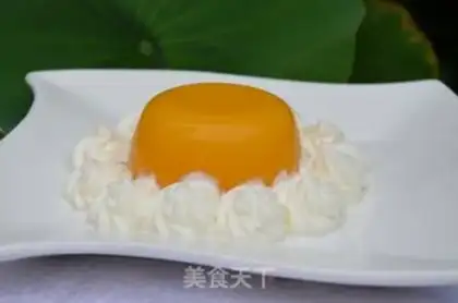 Make Light mango pudding step 5