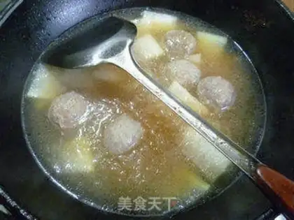 Make Porkball fan soup step 9