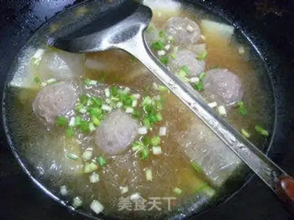 Make Porkball fan soup step 10