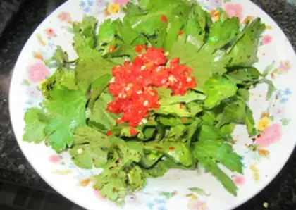 Make Celery leaves step 4