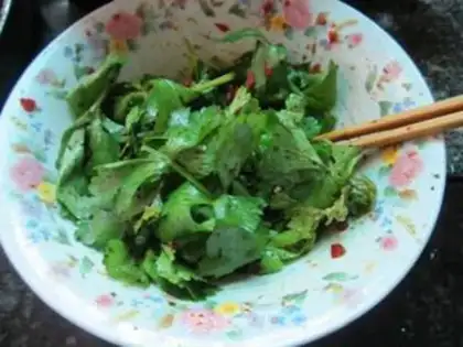 Make Celery leaves step 5