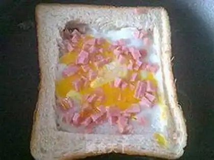 Make Bacon fried eggs step 8