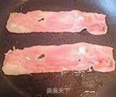 Make Bacon fried eggs step 13