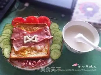 Make Bacon fried eggs step 16