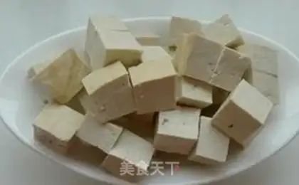 Make Red tofu step 1