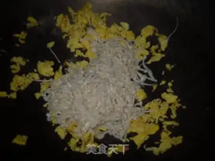 Make Egg fried golden mushrooms step 7