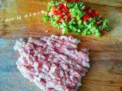 Make Meatloaf and beans step 2