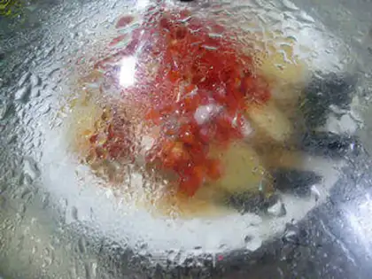 Make Scratching peppers, little rubber fish step 9
