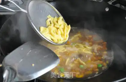 Make Butterfly noodles step 4