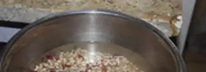 Make Red bean rice soup step 1