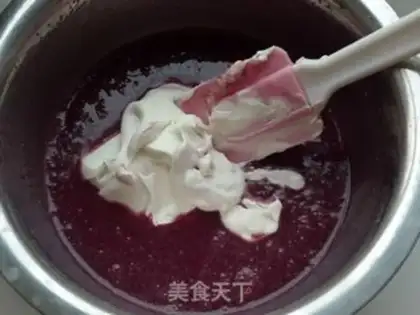 Make Wine cream mousse step 5