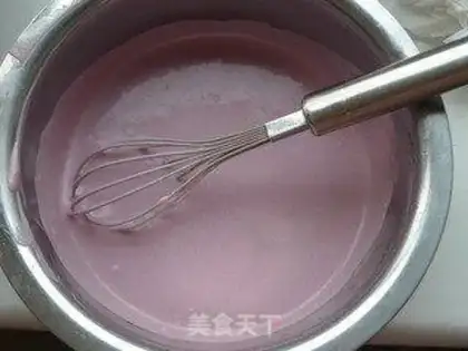 Make Wine cream mousse step 6