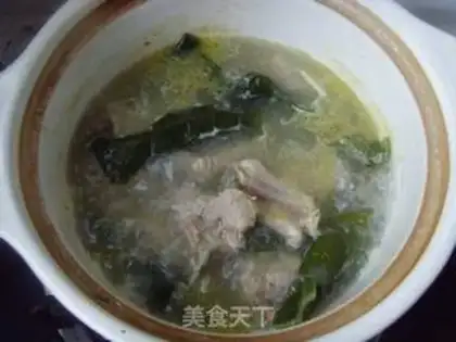 Make Ribbon seaweed soup step 3