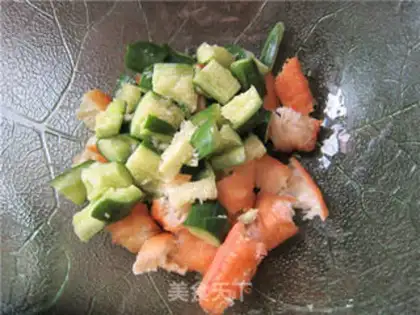 Make cucumber oil bar step 2