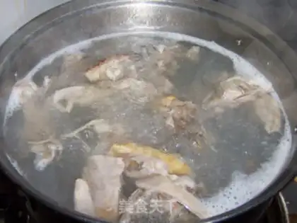 Make Duck blood fan soup step 2