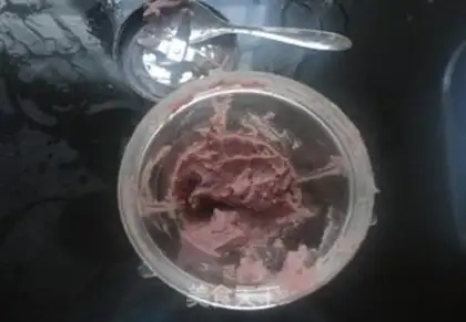 Make Red bean ice cream step 2