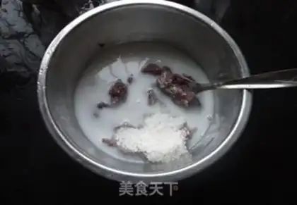 Make Red bean ice cream step 4