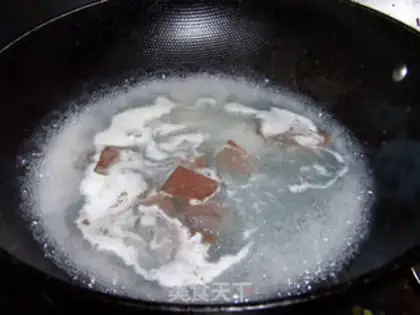 Make Duck blood fan soup step 11