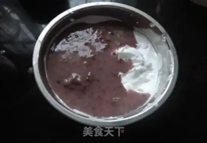 Make Red bean ice cream step 5