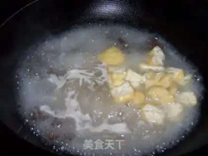 Make Duck blood fan soup step 13
