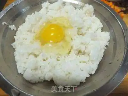 Make Sausage carrot, egg and rice step 0