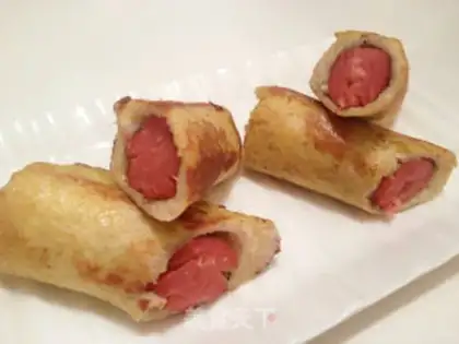 Make The sausage roll step 7