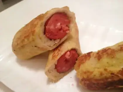 Make The sausage roll step 8