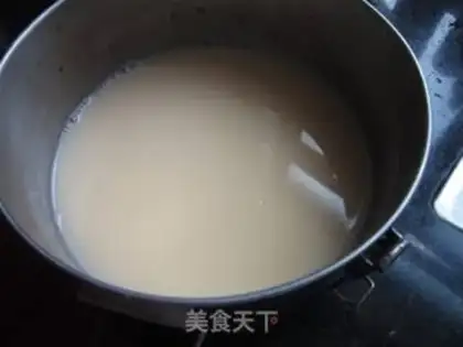 Make Mango milk pudding step 3